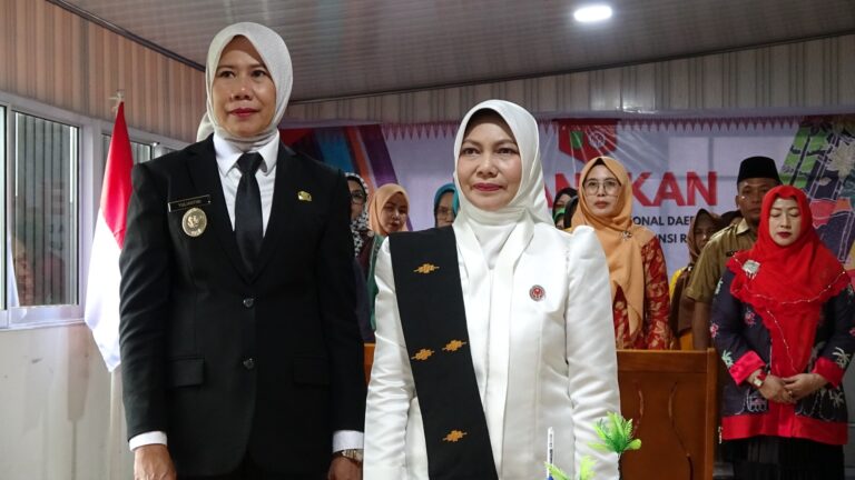 Dilantik Sebagai Ketua Dekranasda Inhil, Katerina Susanti Herman Siap Kembangkan Produk Lokal